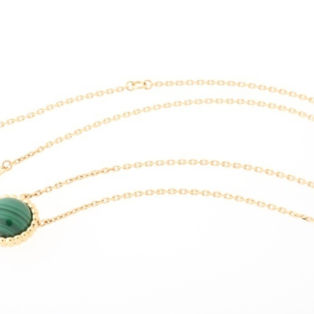 VAN CLEEF & ARPELS Perlée Couleurs Pendant Necklace Malachite Au750 K18YG - Picture 5 of 10